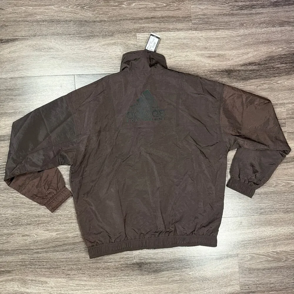 adidas Originals EQT Equipment Track Jacket Brown Men's M NWT KE1363